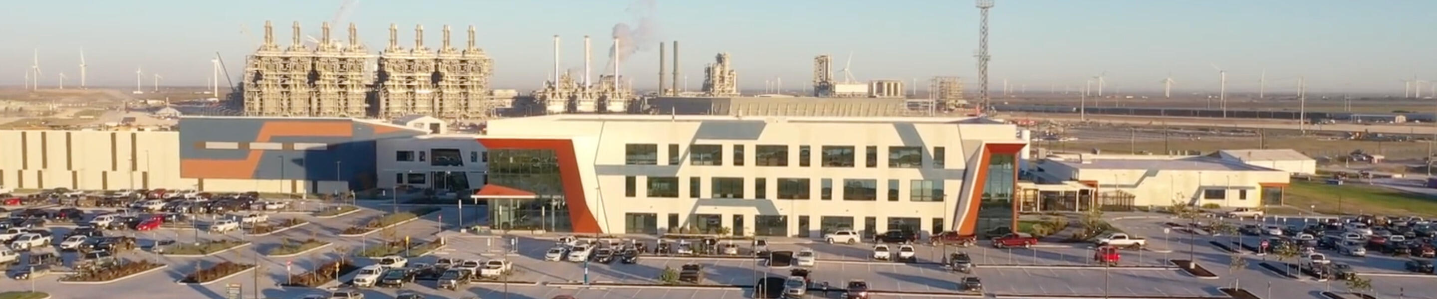 Aerial view of Gulf Coast Growth Ventures